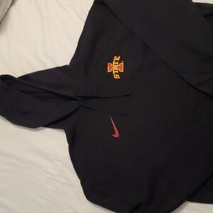 Iowa State Football Nike Sideline Hoodie Black XL NWOT